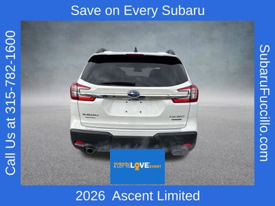 2026 Subaru ASCENT Limited 8-Passenger