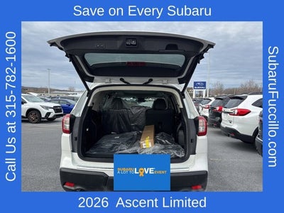 2026 Subaru ASCENT Limited 8-Passenger