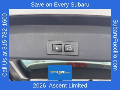 2026 Subaru ASCENT Limited 8-Passenger
