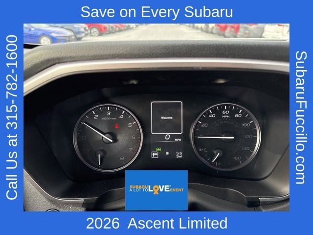 2026 Subaru ASCENT Limited 8-Passenger