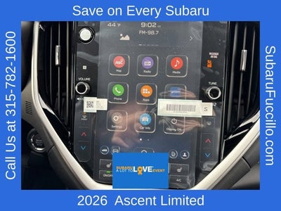 2026 Subaru ASCENT Limited 8-Passenger