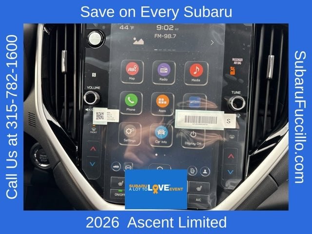 2026 Subaru ASCENT Limited 8-Passenger