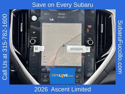 2026 Subaru ASCENT Limited 8-Passenger