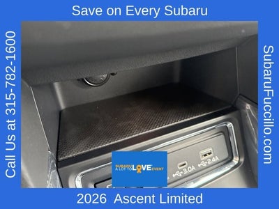 2026 Subaru ASCENT Limited 8-Passenger