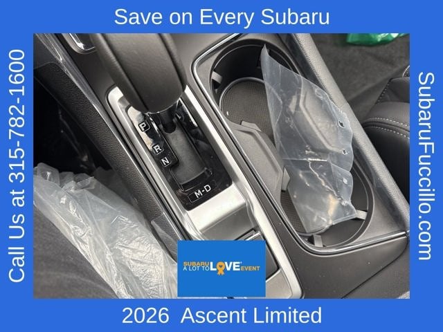 2026 Subaru ASCENT Limited 8-Passenger