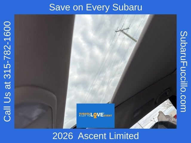 2026 Subaru ASCENT Limited 8-Passenger