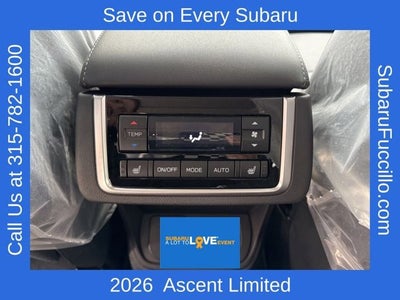 2026 Subaru ASCENT Limited 8-Passenger