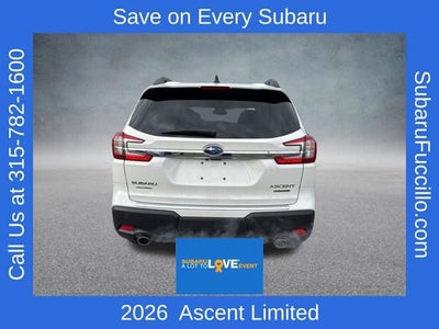 2026 Subaru ASCENT Limited 8-Passenger