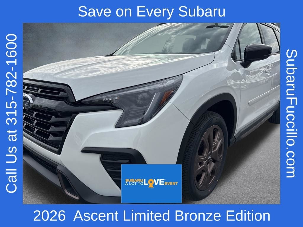 2026 Subaru ASCENT Limited Bronze Edition 7-Passenger