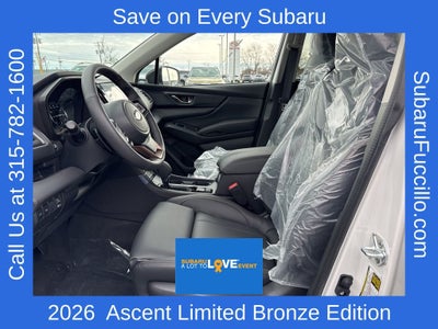 2026 Subaru ASCENT Limited Bronze Edition 7-Passenger