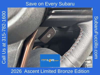 2026 Subaru ASCENT Limited Bronze Edition 7-Passenger