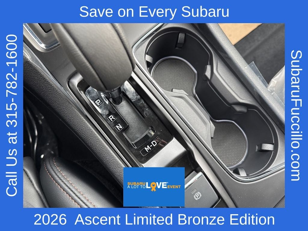 2026 Subaru ASCENT Limited Bronze Edition 7-Passenger