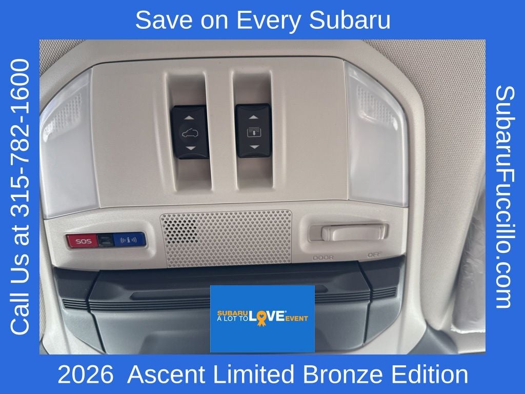 2026 Subaru ASCENT Limited Bronze Edition 7-Passenger