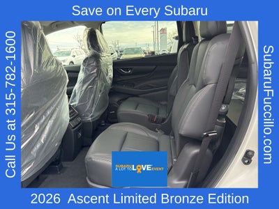 2026 Subaru ASCENT Limited Bronze Edition 7-Passenger