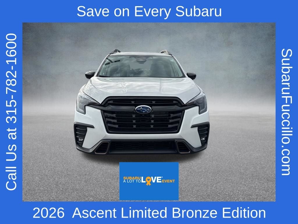 2026 Subaru ASCENT Limited Bronze Edition 7-Passenger