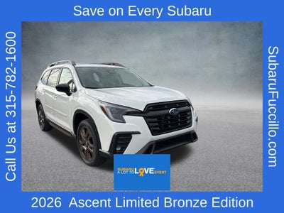 2026 Subaru ASCENT Limited Bronze Edition 7-Passenger