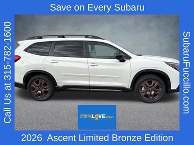 2026 Subaru ASCENT Limited Bronze Edition 7-Passenger