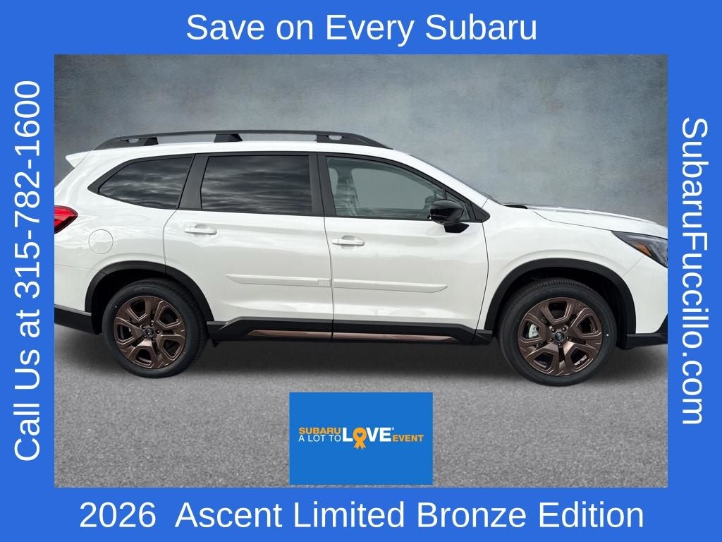 2026 Subaru ASCENT Limited Bronze Edition 7-Passenger