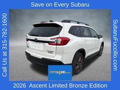 2026 Subaru ASCENT Limited Bronze Edition 7-Passenger
