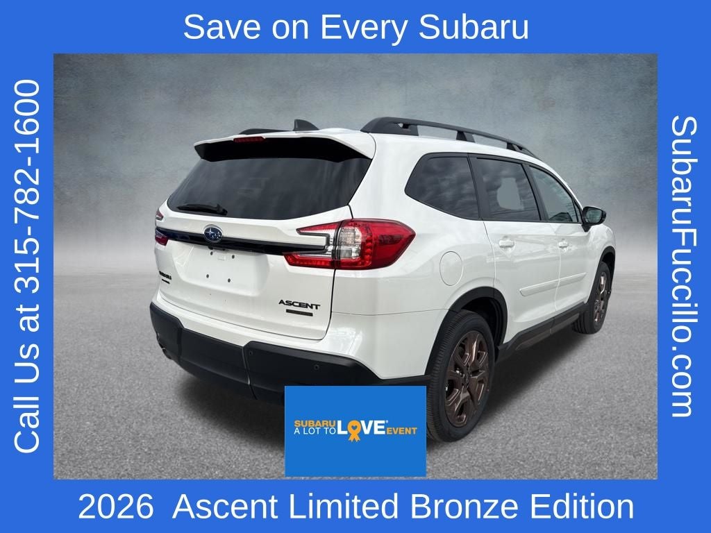 2026 Subaru ASCENT Limited Bronze Edition 7-Passenger