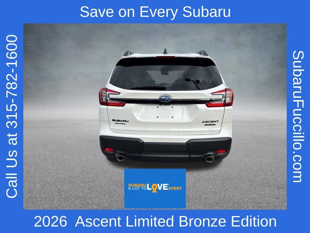 2026 Subaru ASCENT Limited Bronze Edition 7-Passenger