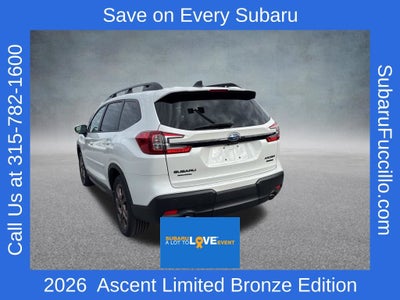 2026 Subaru ASCENT Limited Bronze Edition 7-Passenger