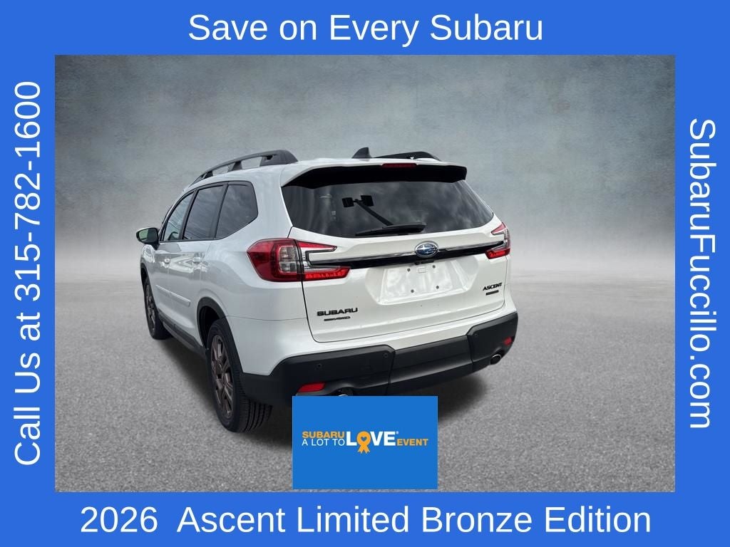 2026 Subaru ASCENT Limited Bronze Edition 7-Passenger