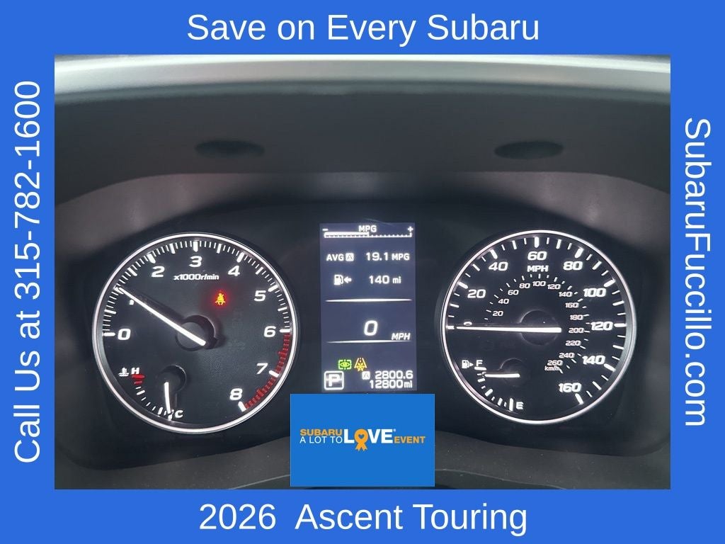 2026 Subaru ASCENT Touring 7-Passenger