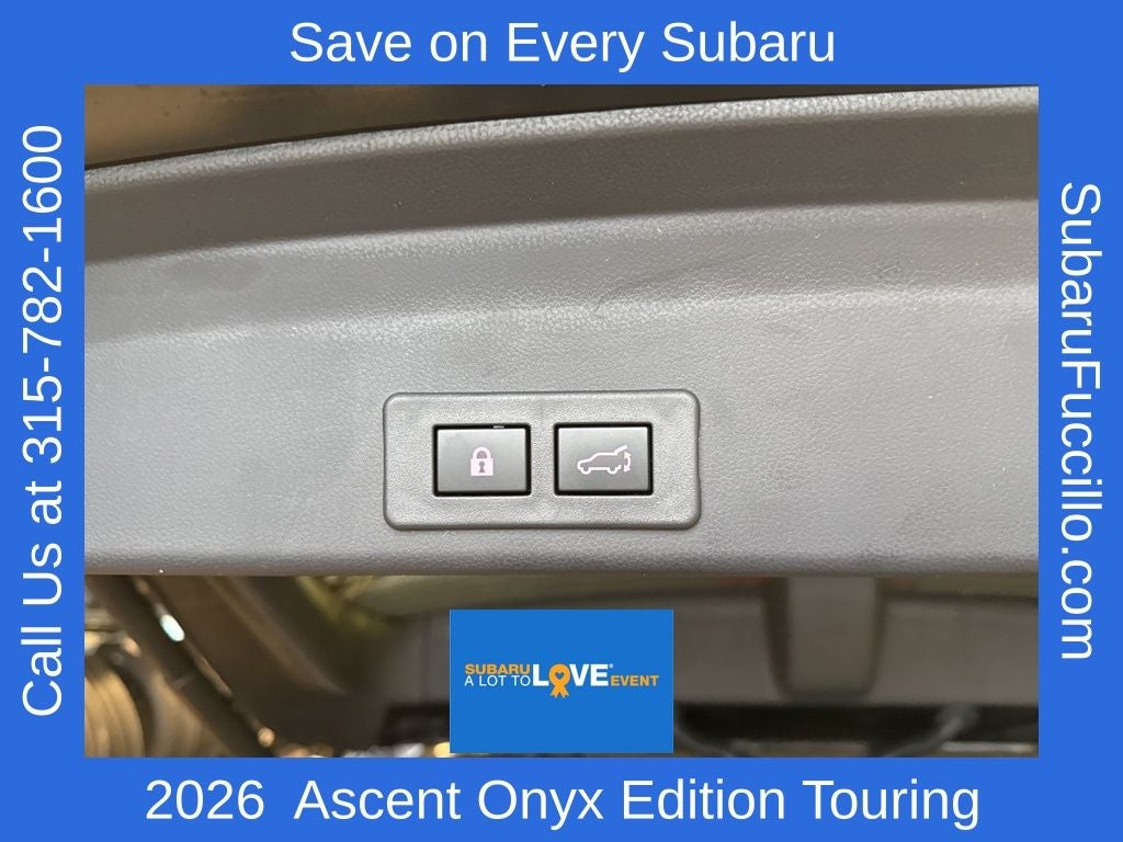 2026 Subaru ASCENT Onyx Edition Touring 7-Passenger