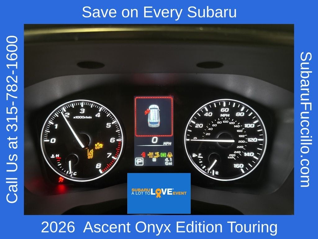 2026 Subaru ASCENT Onyx Edition Touring 7-Passenger
