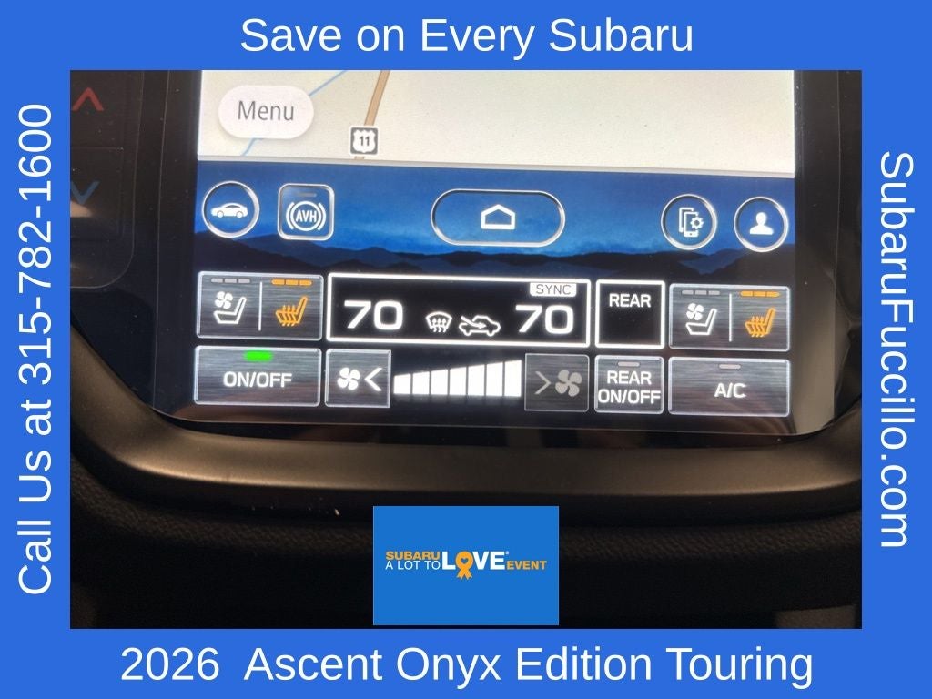 2026 Subaru ASCENT Onyx Edition Touring 7-Passenger
