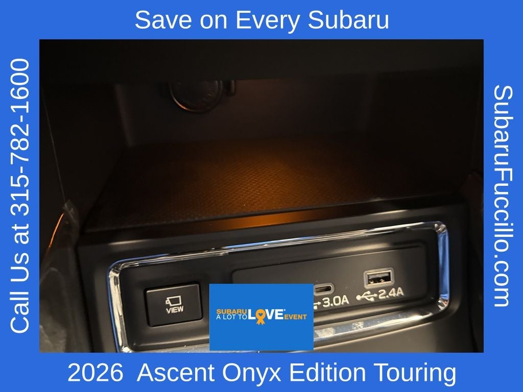 2026 Subaru ASCENT Onyx Edition Touring 7-Passenger