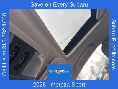 2026 Subaru IMPREZA Sport