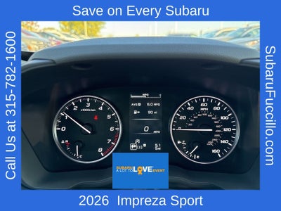 2026 Subaru IMPREZA Sport