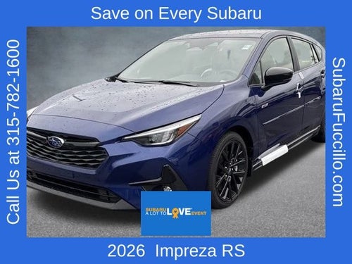 2026 Subaru IMPREZA RS