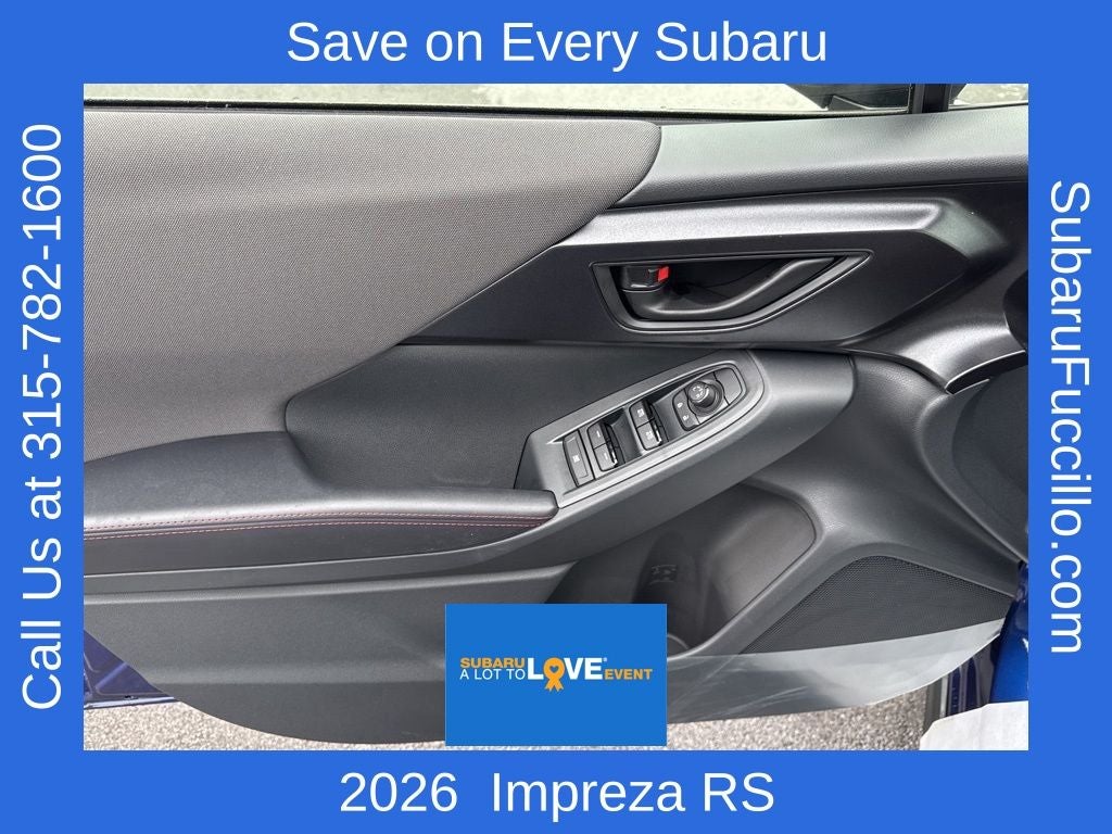 2026 Subaru IMPREZA RS