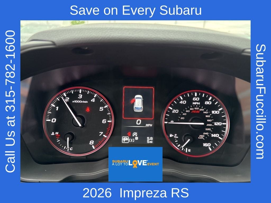 2026 Subaru IMPREZA RS