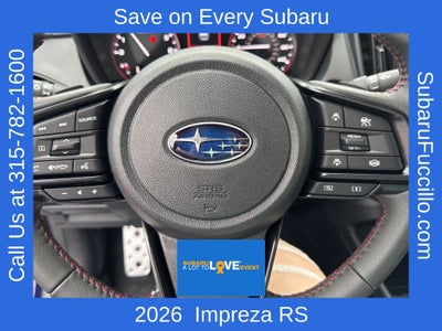 2026 Subaru IMPREZA RS