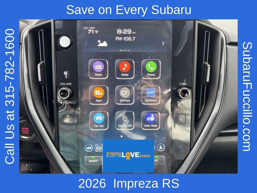 2026 Subaru IMPREZA RS