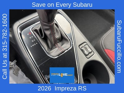 2026 Subaru IMPREZA RS