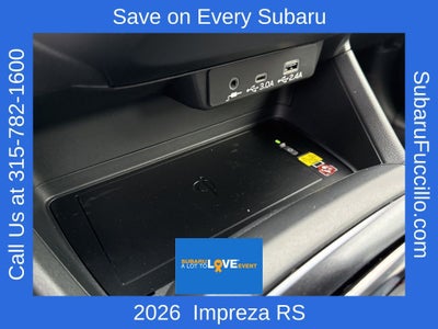 2026 Subaru IMPREZA RS