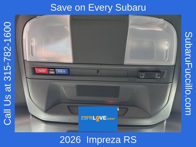 2026 Subaru IMPREZA RS