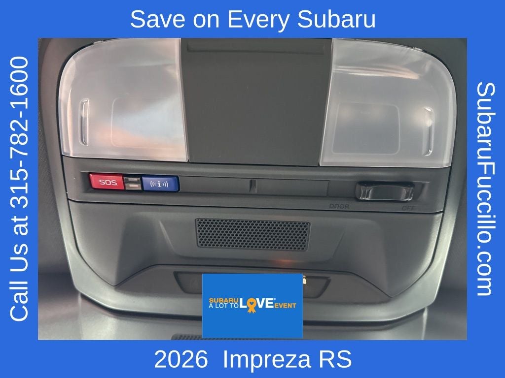2026 Subaru IMPREZA RS