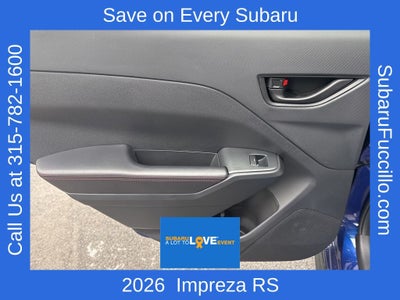2026 Subaru IMPREZA RS