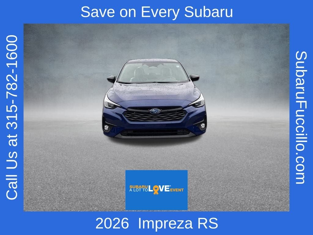2026 Subaru IMPREZA RS