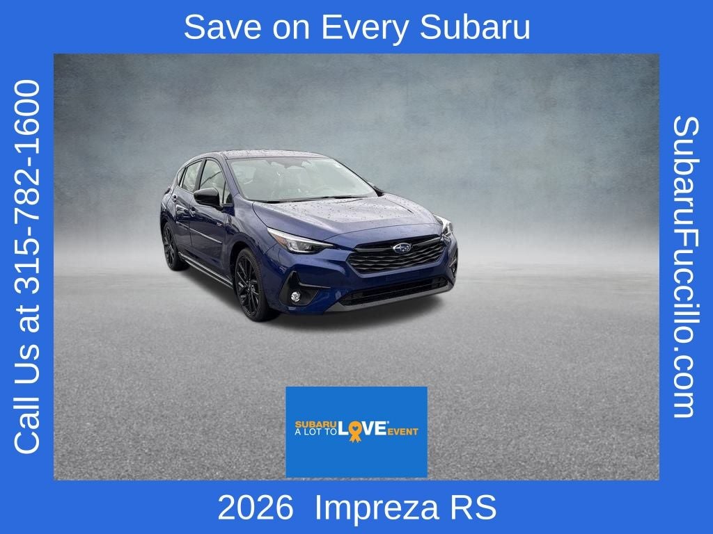 2026 Subaru IMPREZA RS
