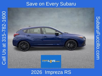 2026 Subaru IMPREZA RS