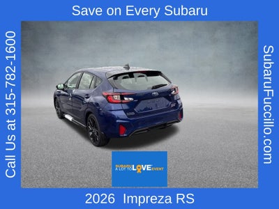 2026 Subaru IMPREZA RS