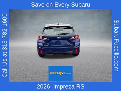 2026 Subaru IMPREZA RS