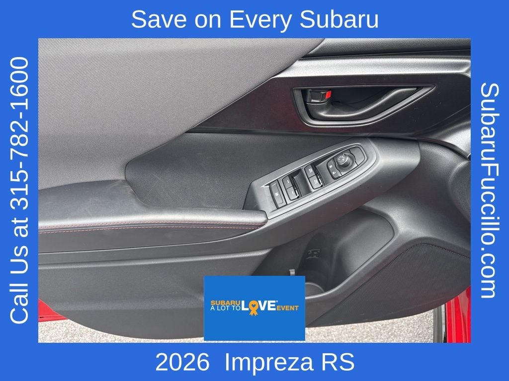 2026 Subaru IMPREZA RS